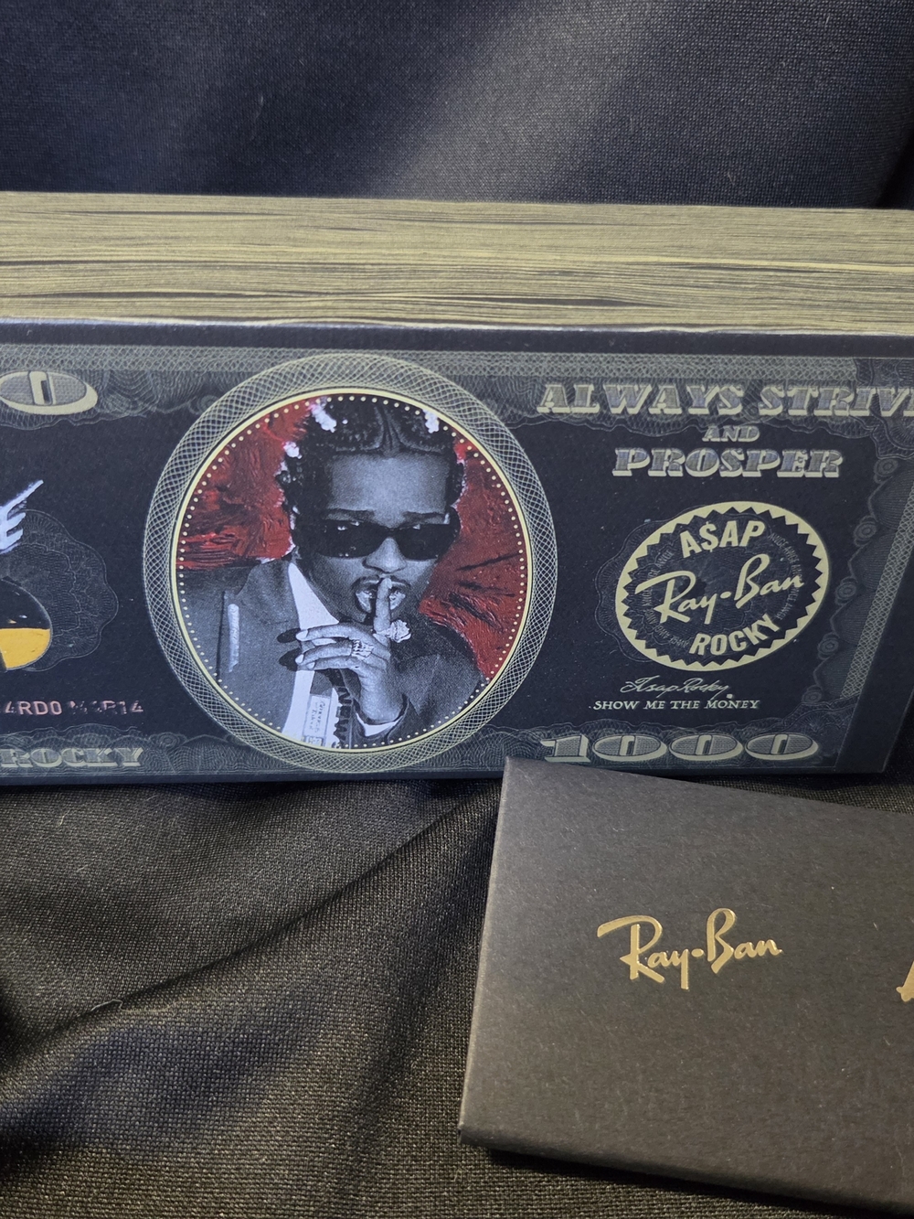 Ray-Ban Collector Box Set - A$AP Rocky Case, Cloth, And Box